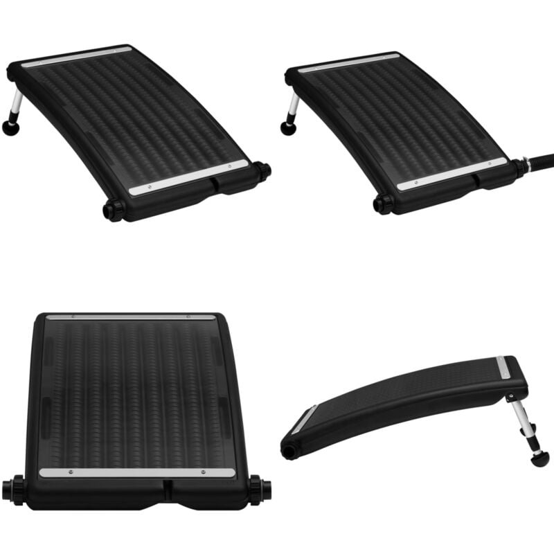 Panneau de chauffage solaire de piscine incurvé 72,5x46 cm - panneau solaire de chauffage de piscine - panneaux solaires de chauffage de piscine