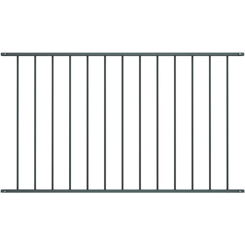 Vidaxl - Panneau de clôture Acier enduit de poudre 1,7x1 m Anthracite