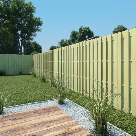 Panneau de clôture Bois de pin imprégné 180x180 cm