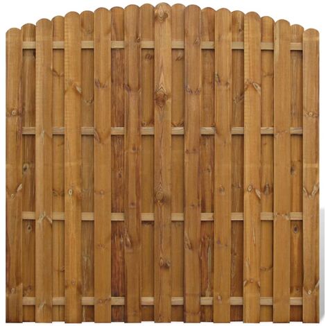 Panneau de clôture | Clôture de jardin Pinède 180x(165-180) cm 19134