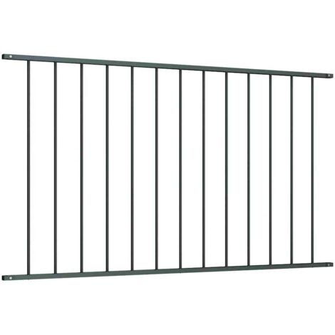 Panneau de clôture Woerden en acier thermolaqué 1,7 x 1 m anthracite