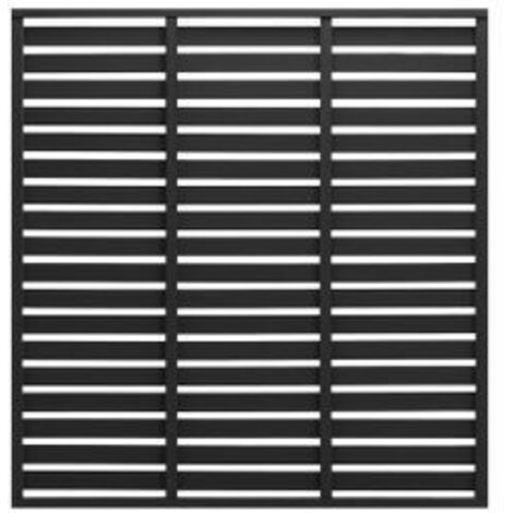Panneau de clôture WPC 180x180 Noir