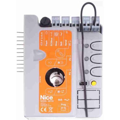 Panneau de commande central GD103 Mhouse GD103 Pièce de rechange d'origine NICE GD103