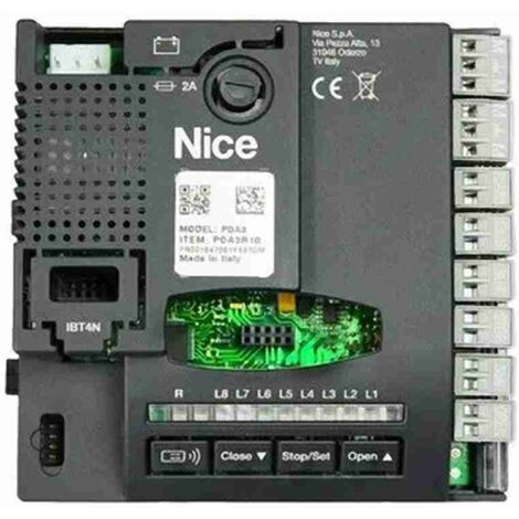 Calculateur NICE POA3R10 Pour Moteurs Portails HOPP Et POP - Nouveau Modèle, Neuf