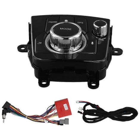 Panneau de commande d'autoradio pour Mazda 3 Axela (2014-2019) - Noir