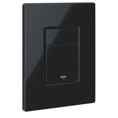Panneau de commande de WC Grohe Skate Cosmopolitan – bouton de commande, noir brillant 38732KV0
