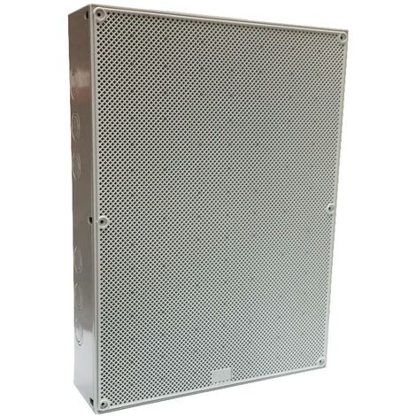 Panneau de commande Gewiss avec porte réversible alvéolaire blanc GW42009