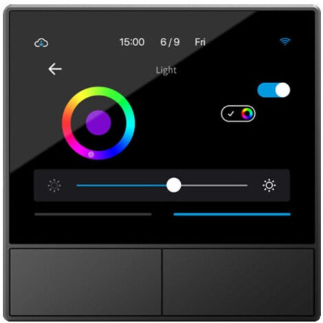 Panneau de commande mural Wifi Gris