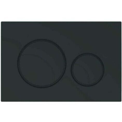 Panneau de Commande WC Compatible Geberit DUOFIX Sigma 20 Noir Mat Ortviai