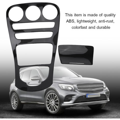 Panneau de console centrale décoratif pour Mercedes Classe C W205 / Classe GLC W253 2015-2018
