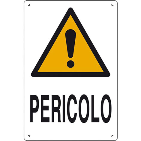 Panneau de danger 406x600 en polionda
