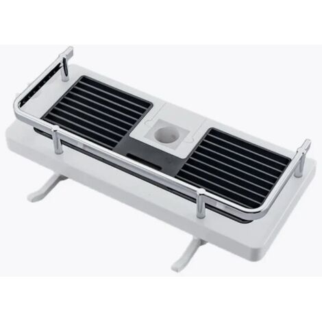 Panneau de douche non perforé - support de placement - réglable en hauteur - vidange rapide (1 pièce)