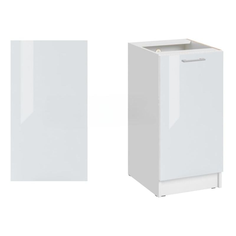 Panneau de finition pour meuble bas Eco Blanc Brillant
