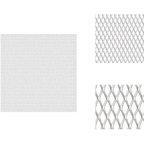 Panneau de grillage de jardin Acier inox 100x85 cm 20x10x2 mm - Panneaux De Clôture - Clôture Métal - Grillage Métallique - Abri Jardin - Protection Terrain