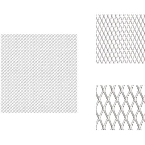 Panneau de grillage de jardin Acier inox 100x85 cm 45x20x4 mm - Clôture Métal - Panneaux De Clôture - Grillage Métallique - Clôture Jardin - Fermeture Jardin