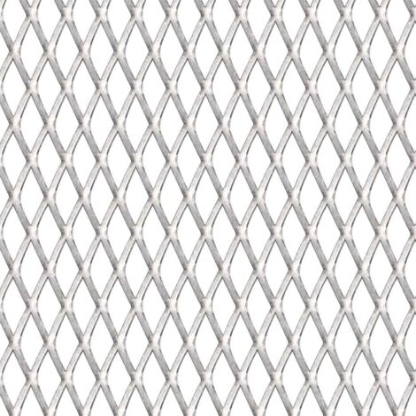 Panneau de grillage de jardin Acier inox 50x50 cm 45x20x4 mm