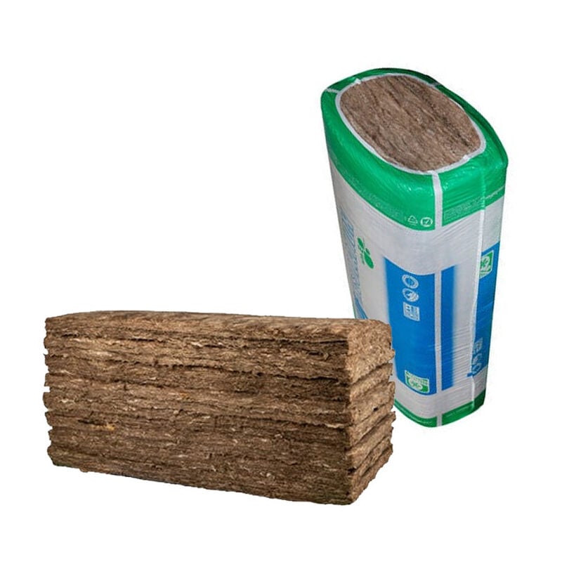 Panneau de laine de roche 135x60x5 cm (colis 12,96 m2) Isolation thermique et acoustique pour les maisons