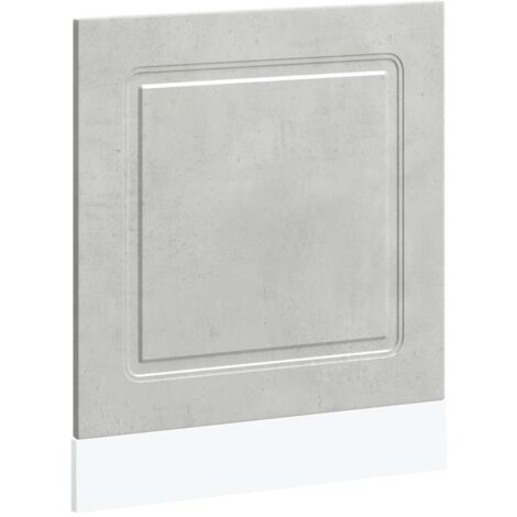 Panneau de lave-vaisselle Kalmar gris béton 60x1,5x67 cm