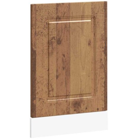 Panneau de lave-vaisselle Kalmar vieux bois 45x1,5x67 cm CFW84362