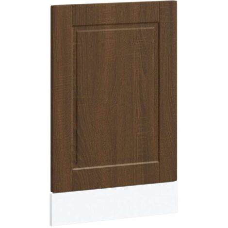 Panneau de lave-vaisselle Porto chêne marron 45x1,5x67 cm