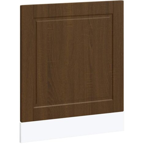 Panneau de lave-vaisselle Porto chêne marron 60x1,5x67 cm
