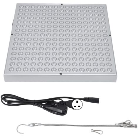 Panneau de Luminothérapie Rouge 45W 225 LEDs, 660nm Rouge et 850nm Infrarouge, Appareil de Soin Visage et Corps, AC100‑240V avec Prise UK