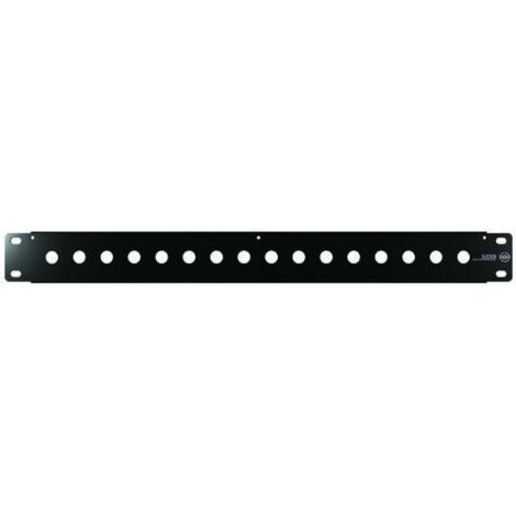 Panneau de montage sur Rack 1U S2Ceb-Groupe Cae, 483 x 88mm, Noir ( Prix pour 1 )