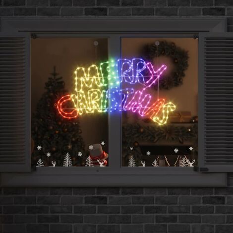 Panneau de Noël avec 240 LED Multicolore 100 x 50 cm PVC vidaXL