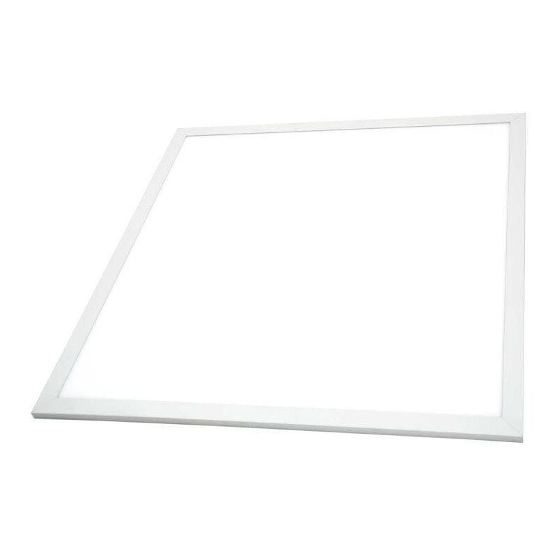 Panneau de plafond led 600x600mm 48w 6000k Blanc froid Moulures blanches 486061