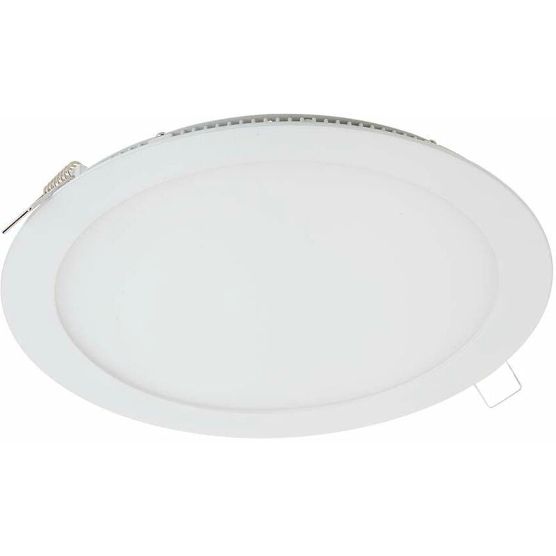 V-tac - Panneau de plafond led de 8 watts, éclairage de bureau résidentiel, lumière du jour 6400K, lampe encastrée en aluminium blanc 4821