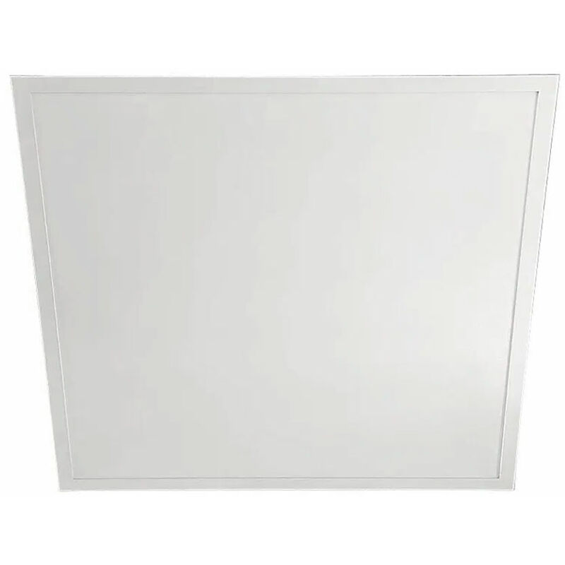 Spot LED encastrable plat Panneau LED encastrable carré Spot de plafond LED blanc, aluminium, 36W 4320lm blanc lumière du jour, LxLxH 59,5x59,5x3,3 cm Spot LED encastrable plat Panneau LED encastrable carré Spot de plafond LED blanc, aluminium, 36W 4320lm blanc lumière du jour, LxLxH 59,5x59,5x3,3 cm