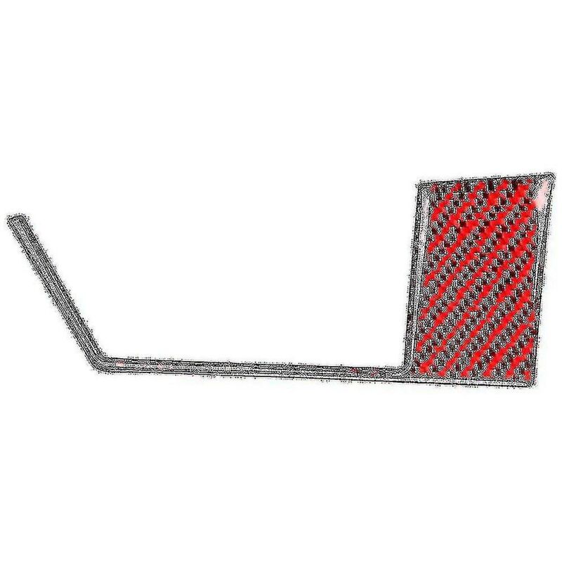 Panneau de port de chargement de console pour Dodge Challenger 2008-2014, rouge