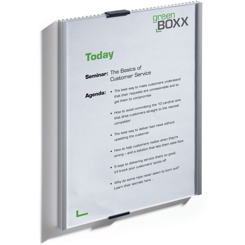 Durable Aluminium Info Sign A4 Portrait