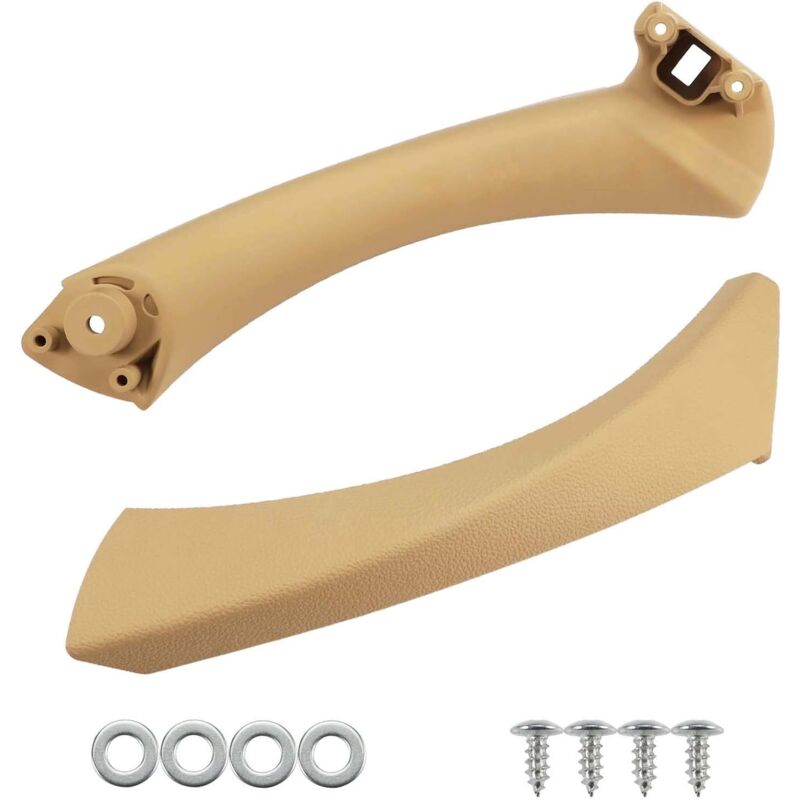 panneau de porte intérieure poignée revêtement d'habillage pour B-M-W série 3 E90 E91 2004-2012 droit beige