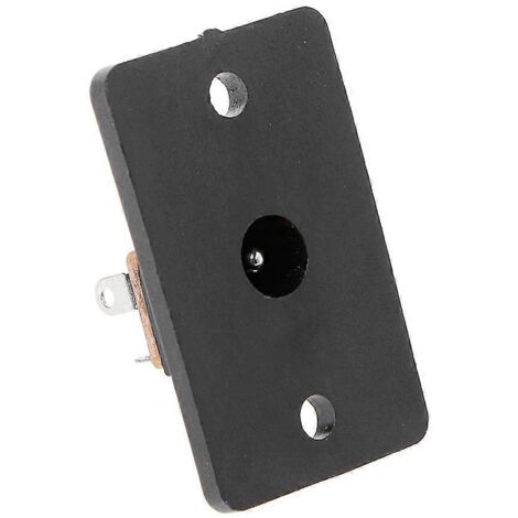 Panneau de prise femelle pour fiche jack cylindrique pour connecteur d'alimentation CC 12 V 5,5 x 2,1 mm P