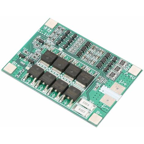 Panneau de Protection de Batterie, Carte de Protection de Batterie au Lithium PCB BMS de 3S 12V 40A avec le Chargement de Balance Panneau de Protection de Court-circuit