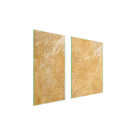 PANNEAU DE PROTECTION EN VERRE 75x52 ARDOISE