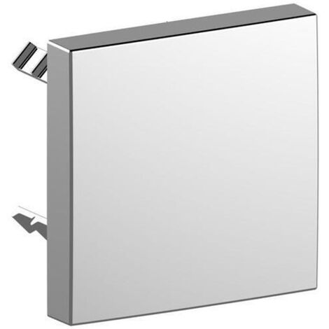 Panneau de recouvrement IXMO angulaire, 90 x 90 mm finition inox KEUCO