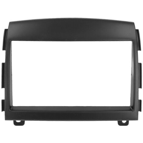 Panneau de remplacement pour autoradio 2DIN ABS CD DVD, fascia modifié pour Hyundai Sonata 2006, cadre audio voiture compatible.