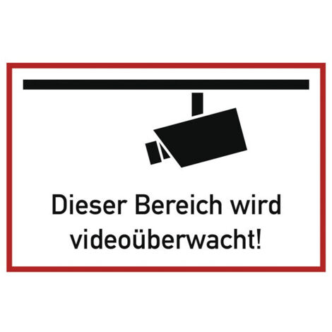 Panneau de signalisation ( 9000477151 ) Film vidéo surveillé