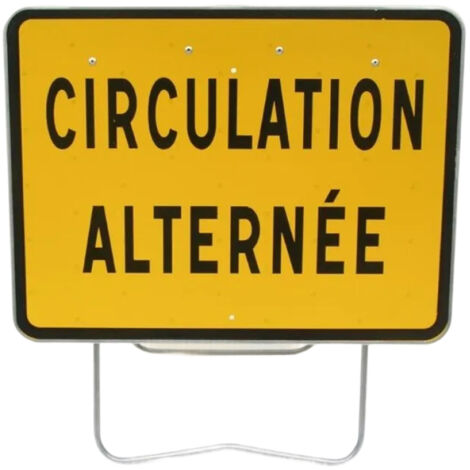 PANNEAU DE SIGNALISATION KC1 CIRCULATION ALTERNEE 800X600 T1 NADIA SIGNALISATION - 201233