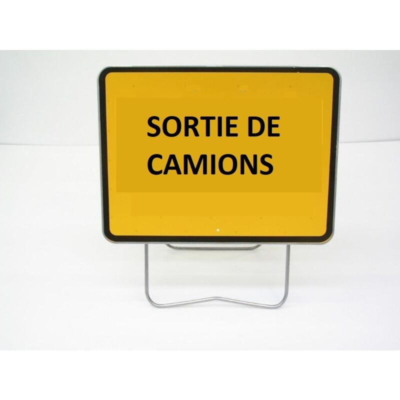 Nadia Signalisation - panneau de signalisation KC1 sortie de camions 800X600MM T1 N002KC1SC800X600CLT1