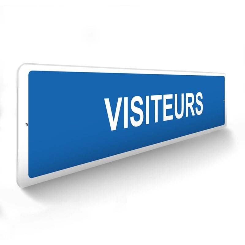 Decoho - Panneau de signalisation pour parking · Visiteurs - 48 x 10 cm