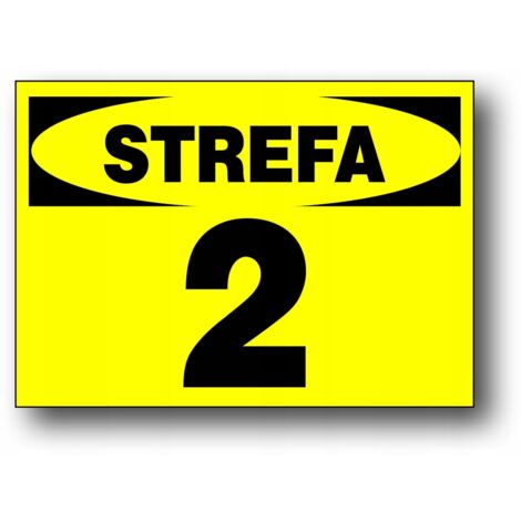 PANNEAU DE SIGNALISATION SZW-2 - 2 ZONES À RISQUE D'EXPLOSION