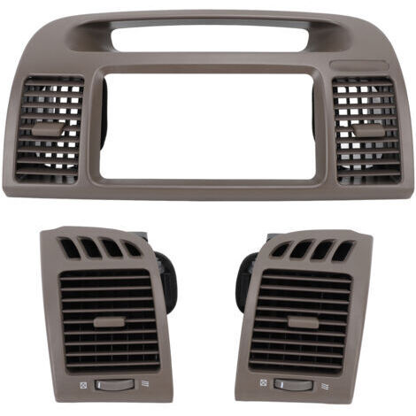 Panneau de sortie de climatisation central, façade avant de la radio, moulure de plateau, grille de sortie d'air de remplacement pour Toyota Camry XV30 2001 à 2006