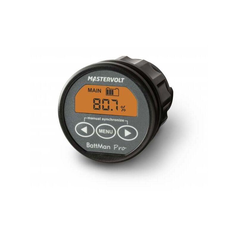 Panneau de Surveillance de Batterie Battman Pro 12V 24V avec Shunt - Mastervolt