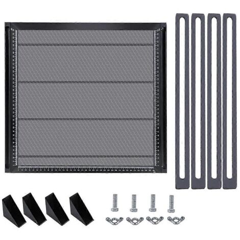 Panneau de travail en nid d'abeille pour découpeuse laser, plateau laser en nid d'abeille pour graveur laser - 40 x 40 cm - 4