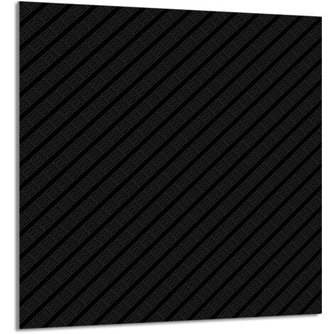 PANNEAU DE VERRE POUR CUISINE 60x65 Noir