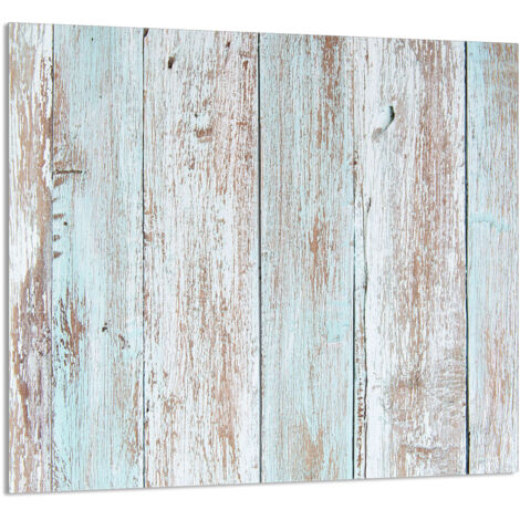 PANNEAU DE VERRE POUR CUISINE 65x60 Bois