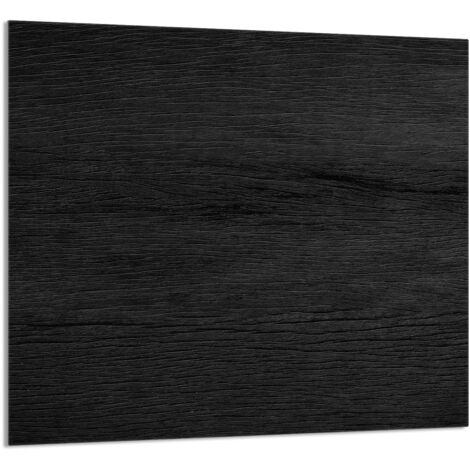 PANNEAU DE VERRE POUR CUISINE 65x60 Noir